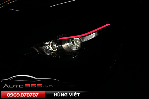 Độ đèn cho Mazda 3 với 4 Bi xenon cho ánh sáng siêu sáng